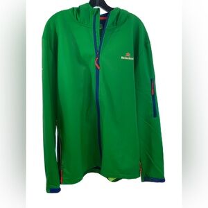 Heineken Collection Jacket UCL "Champion League" Man Size L. EUC. Green/Navy